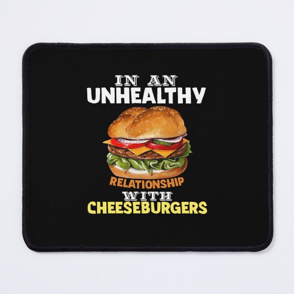 Item preview, Fast Food In An Unhealthy Relationship With Cheeseburgers designed and sold by fantasticdesign.
