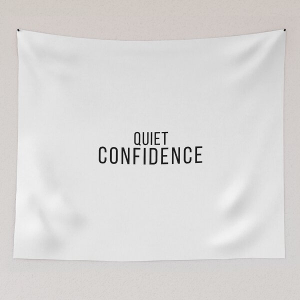 Item preview, Quiet Confidence – Minimalist Subtle Power Typography | Quiet Rizz Club designed and sold by VinciLab.