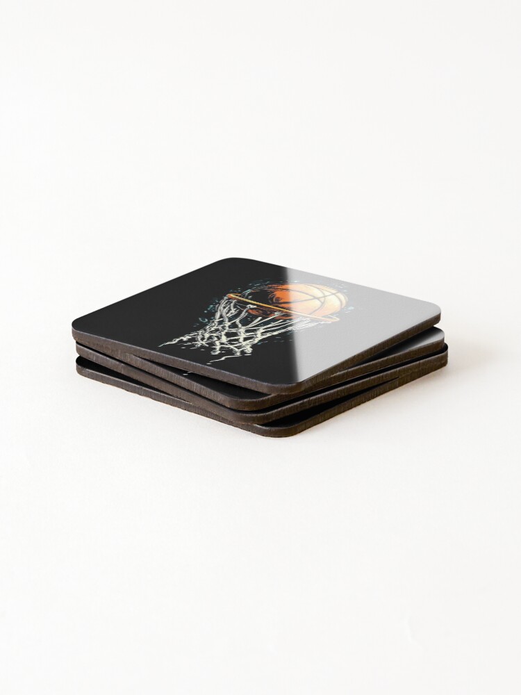 Thumbnail 4 of 5, Coasters (Set of 4), Basketball designed and sold by HASHTAG2020.