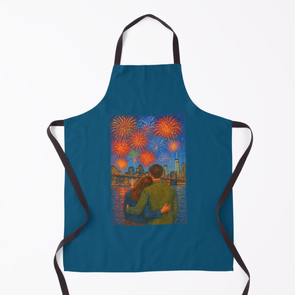 Item preview, Lovers Watching the Fireworks  designed and sold by Halifaxartguy.