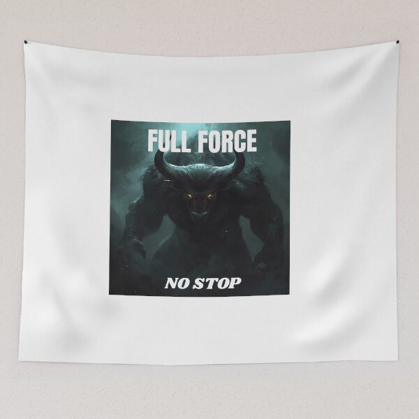 Item preview, Full Force Bull Streetwear T-Shirt – Dark Minimal Urban Design designed and sold by Per i vostri amici a quattro zampe, e non solo .