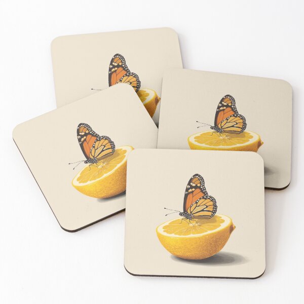 Item preview, Butterfly Emerging from Lemon - Transformation Art designed and sold by WowDezign.