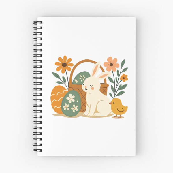 Item preview, Vintage Aesthetic Easter Bunny Basket | Cottagecore Spring designed and sold by Hydravisions.