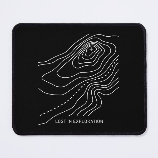 Item preview, Black and White Topographic Map designed and sold by MySimpleFlow.