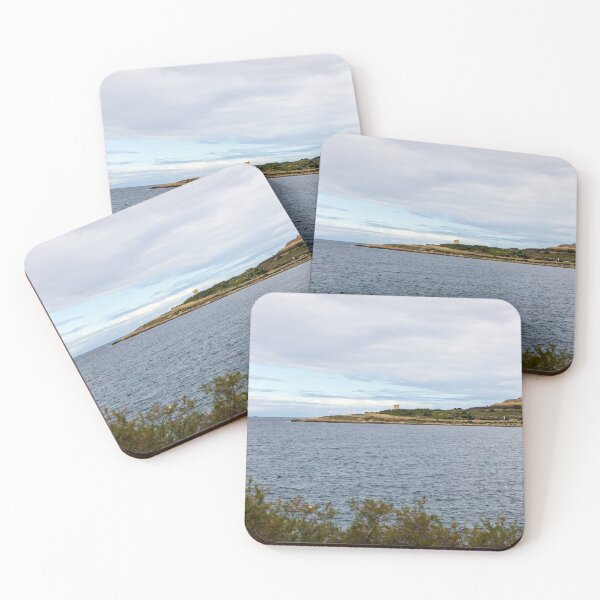 Item preview, Serene Coastal Landscape With Sea, Sky, And Distant Hills Across Calm Water designed and sold by Nmallia.