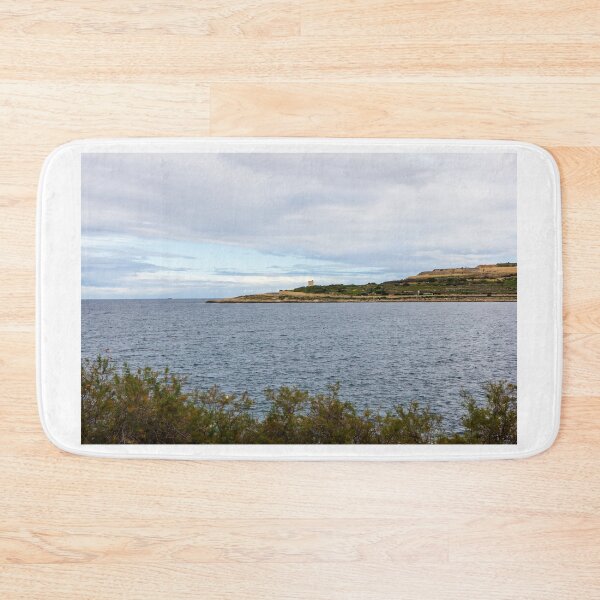 Item preview, Serene Coastal Landscape With Sea, Sky, And Distant Hills Across Calm Water designed and sold by Nmallia.