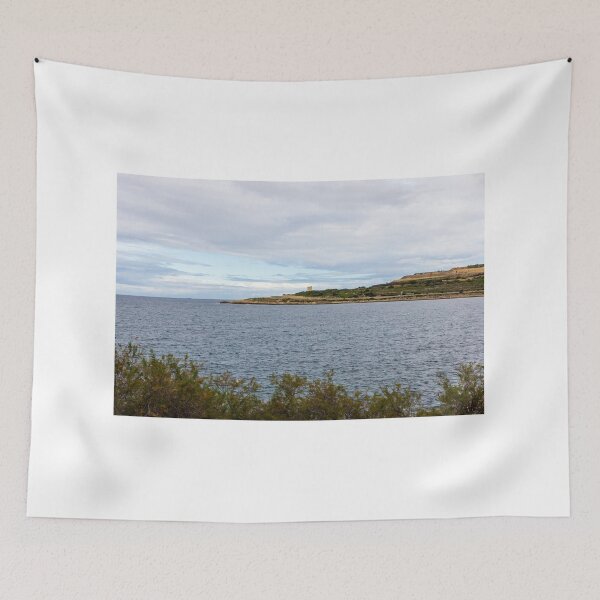 Item preview, Serene Coastal Landscape With Sea, Sky, And Distant Hills Across Calm Water designed and sold by Nmallia.