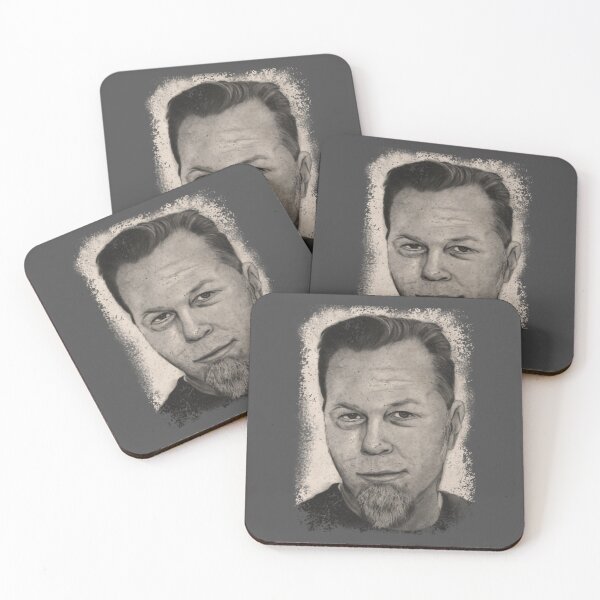 Item preview, Hetfield Realistic Pencil Portrait designed and sold by RonnyMilleo.