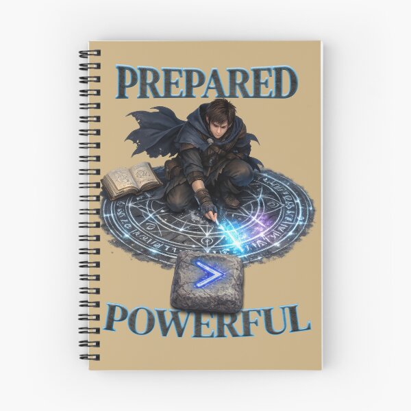 Item preview, Prepared Over Powerful Fantasy Mage — Strategy beats Strength designed and sold by SHHCreations.