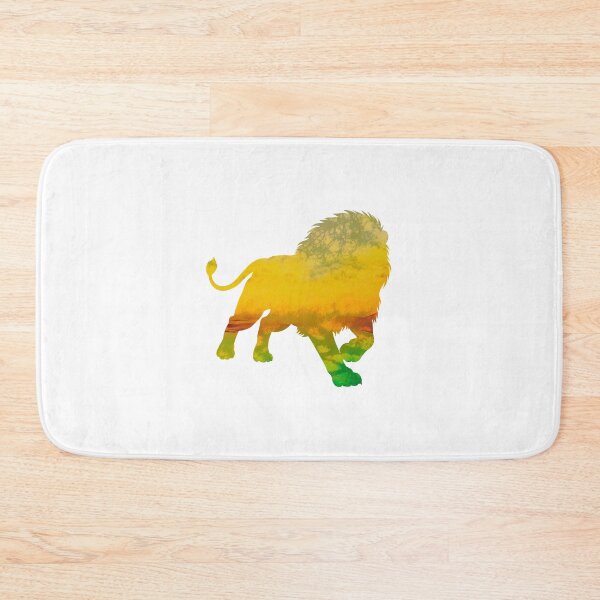 Item preview, Lion reggae savannah shadow green yellow red designed and sold by Opalmix.
