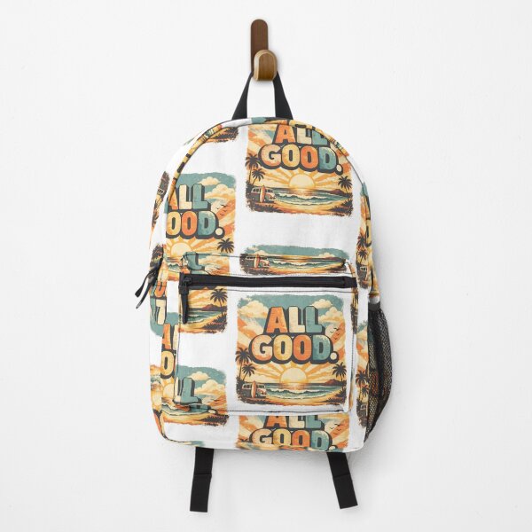 Item preview, All Good – Retro Sunset Beach Vibes designed and sold by TomoMadeIt.
