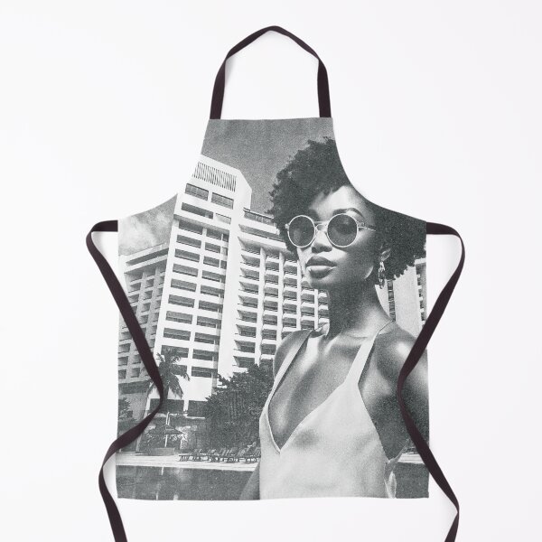 Item preview, Victoria Island Lagos Nigeria | Retro Vintage Travel Print designed and sold by MammothArt.