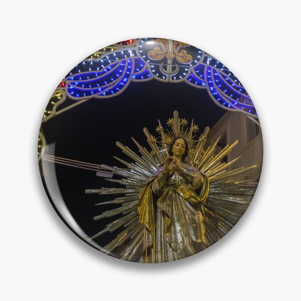 Item preview, Religious Night Procession With Illuminated Arch, Radiant Virgin Mary Statue, and Decorative Lights designed and sold by Nmallia.