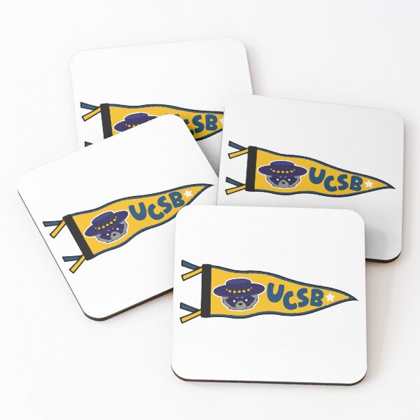 Item preview, UCSB Gauchos Masked Raccoon Pennant - UC Santa Barbara Art designed and sold by jrojnp.