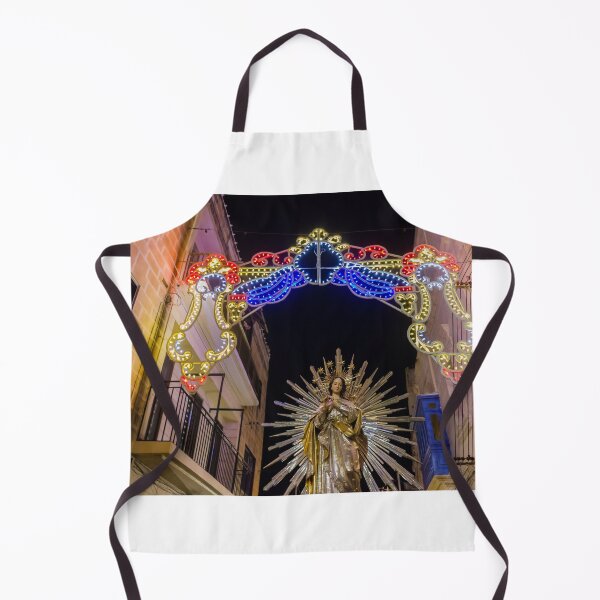 Item preview, Religious Night Procession With Illuminated Arch, Radiant Virgin Mary Statue, and Decorative Lights designed and sold by Nmallia.