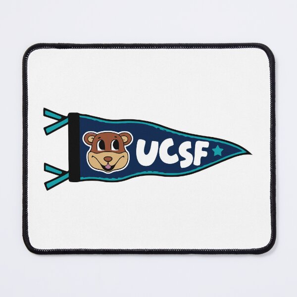 Item preview, UCSF Retro Bear Pennant - University of California San Francisco Art designed and sold by jrojnp.
