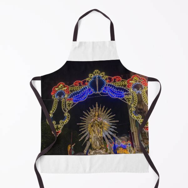 Item preview, Religious Night Procession With Illuminated Arch, Radiant Virgin Mary Statue, and Decorative Lights designed and sold by Nmallia.
