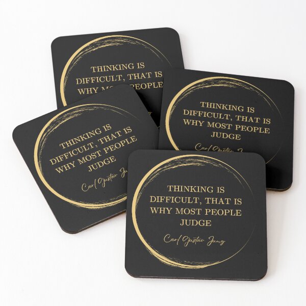 Item preview, Thinking is difficult...  - Carl Gustav Jung designed and sold by JokeAndStyle.