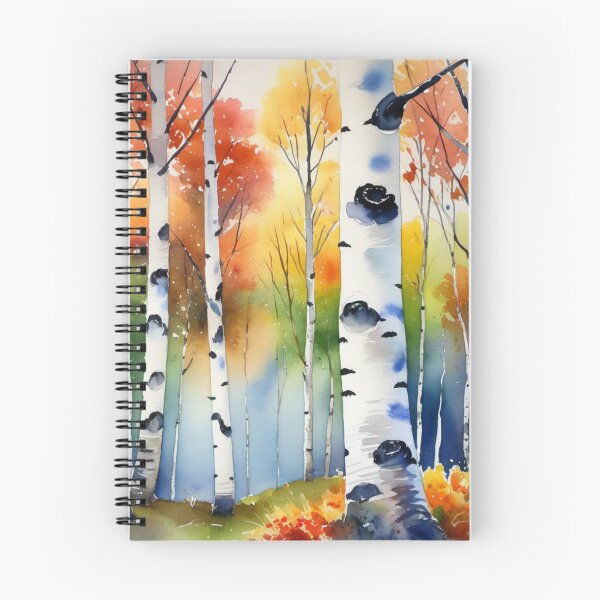 Item preview, Birch forest in autumn designed and sold by Kraftbaum.