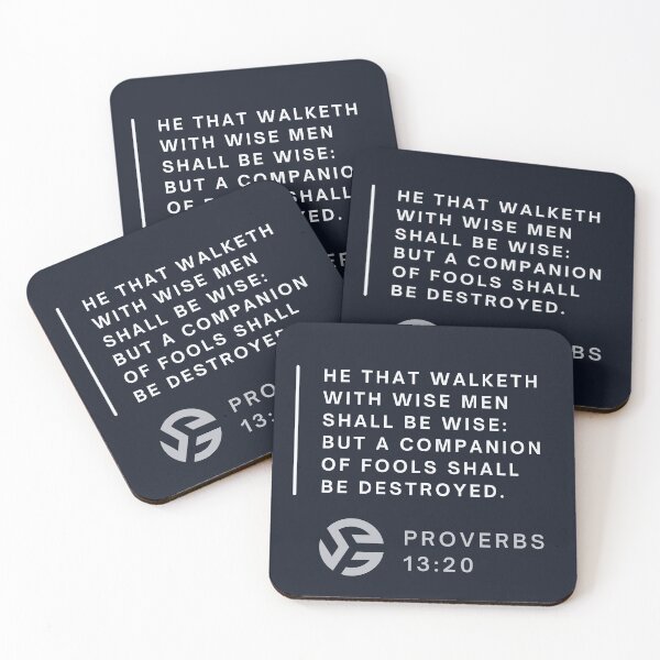 Item preview, Proverbs 13:20 designed and sold by Undonemadenew.