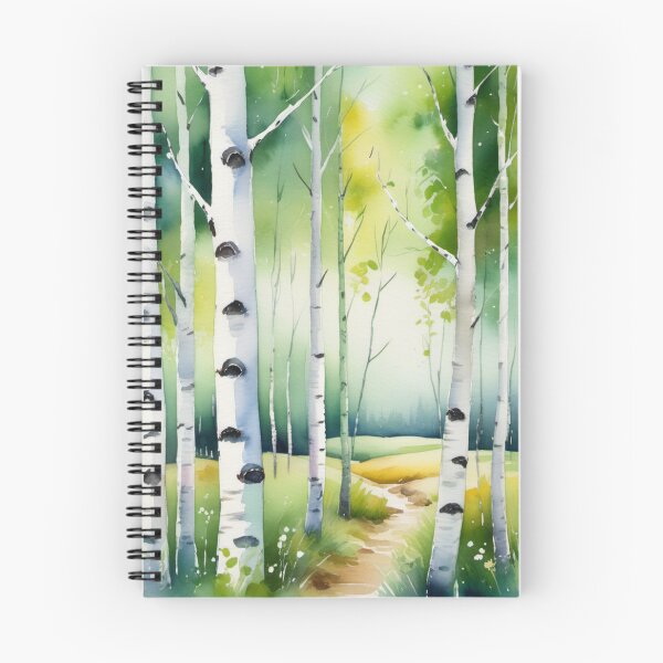 Item preview, Green birch forest designed and sold by Kraftbaum.