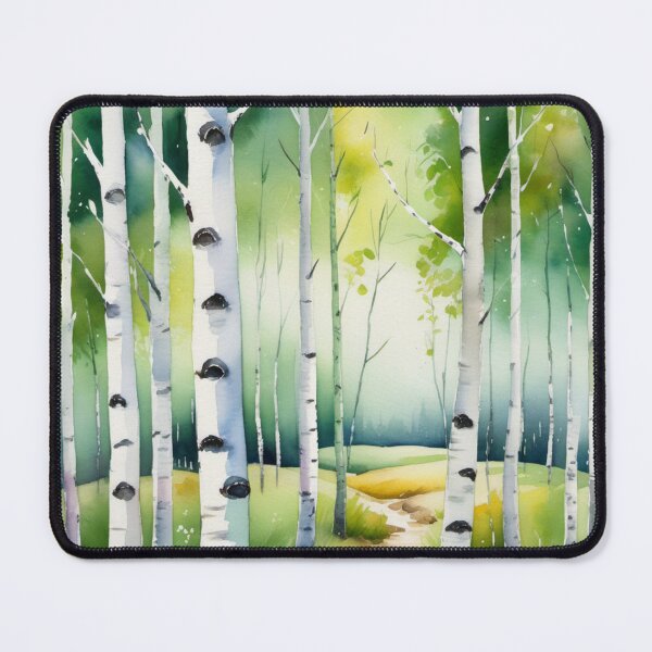 Item preview, Green birch forest designed and sold by Kraftbaum.