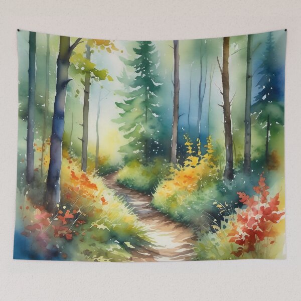 Item preview, Summer forest path designed and sold by Kraftbaum.