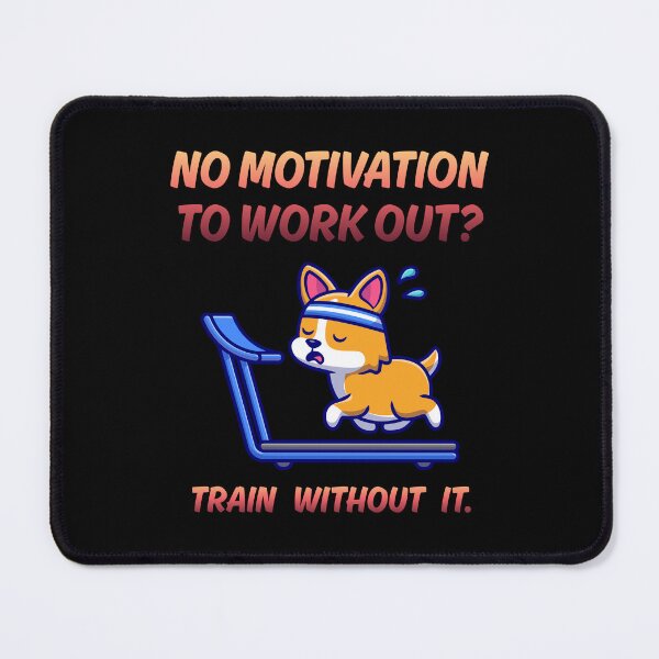 Item preview, Funny Corgi Workout Shirt – No Motivation? Train Without It designed and sold by SVALANART.