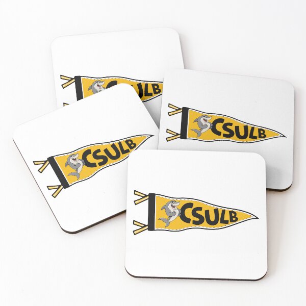Item preview, CSULB Long Beach Shark Mascot College Pennant designed and sold by jrojnp.