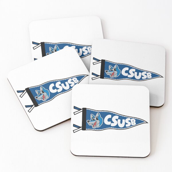 Item preview, CSUSB Coyotes Cody Mascot College Pennant designed and sold by jrojnp.