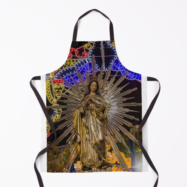 Item preview, Religious Night Procession With Illuminated Arch, Radiant Virgin Mary Statue, and Decorative Lights designed and sold by Nmallia.