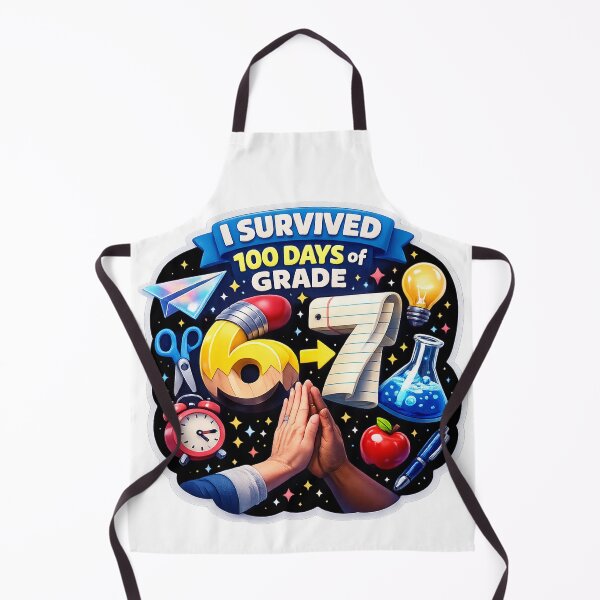 Item preview, I Survived 100 Days of 6th to 7th Grade – Epic Transition Sticker 2026 designed and sold by ARTCREATESHOP.