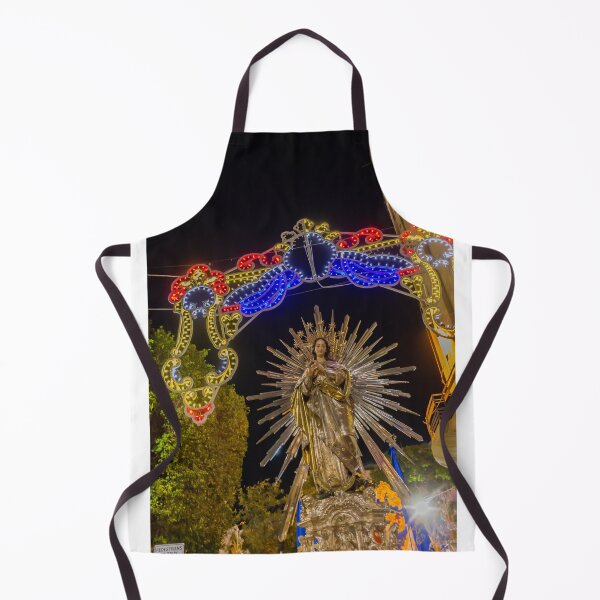 Item preview, Religious Night Procession With Illuminated Arch, Radiant Virgin Mary Statue, and Decorative Lights designed and sold by Nmallia.