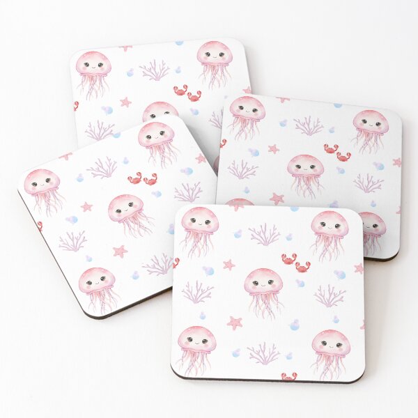 Item preview, Jellyfish Seamless Pattern - Cute Nursery Design designed and sold by Loumara Desings.