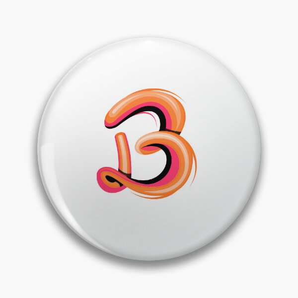 Item preview, Colorful Abstract Letter B – Modern Swirl Typography Design designed and sold by ROHITJIDEGINER.