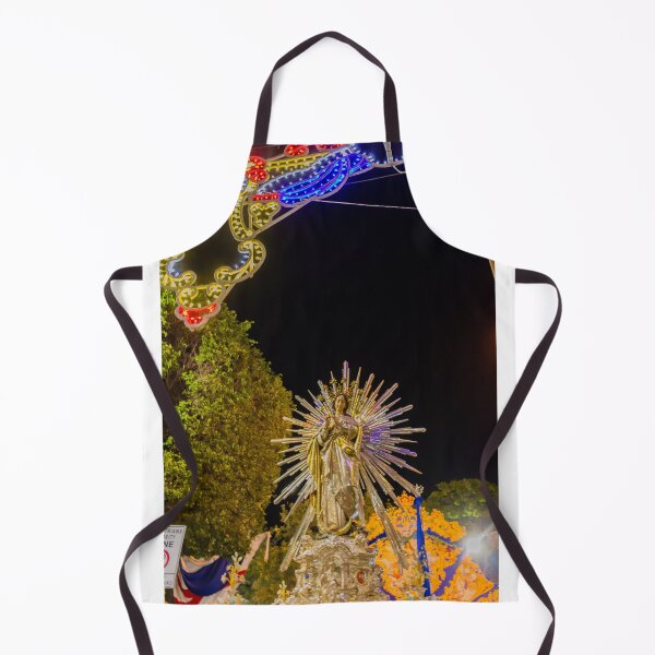 Item preview, Religious Night Procession With Illuminated Arch, Radiant Virgin Mary Statue, and Decorative Lights designed and sold by Nmallia.