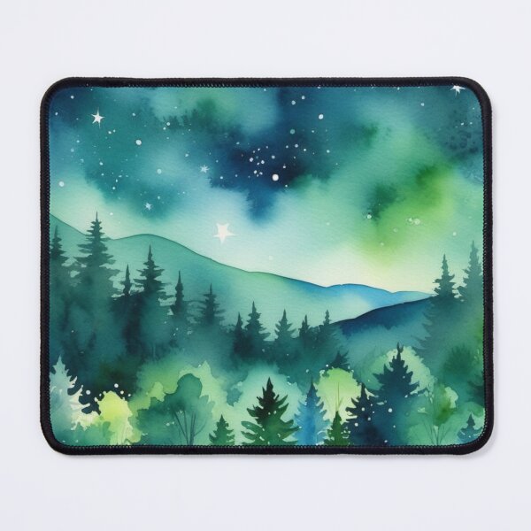 Item preview, Green Forest Night designed and sold by Kraftbaum.