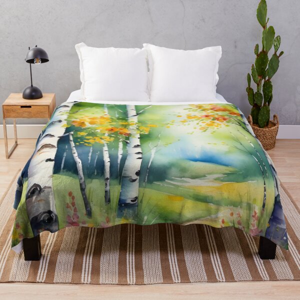 Item preview, Spring in the birch forest designed and sold by Kraftbaum.