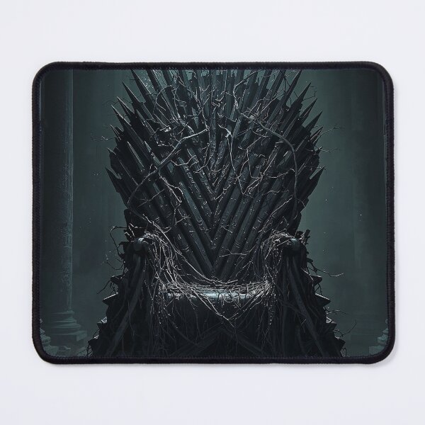 Item preview, Obsidian Throne Room Moonlight Gothic Dark Fantasy Art designed and sold by Kynura.