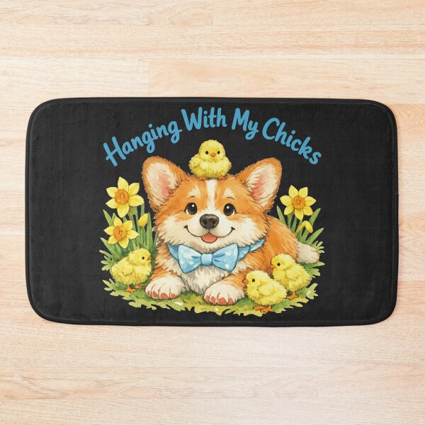 Item preview, Hanging With My Chicks - Easter Corgi Pun designed and sold by DigitalGlade.