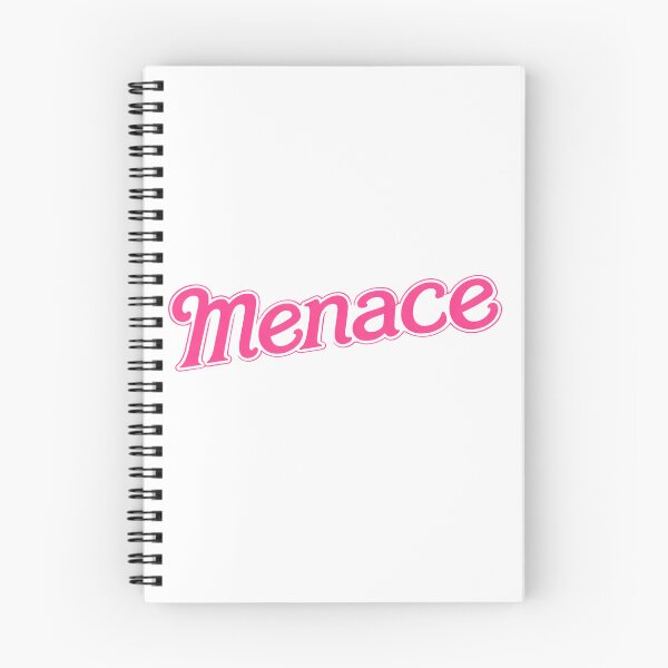 Item preview, Menace – Hot Pink Statement Typography designed and sold by DeluluDept.