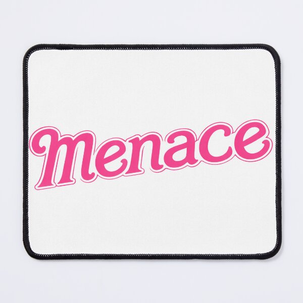 Item preview, Menace – Hot Pink Statement Typography designed and sold by DeluluDept.