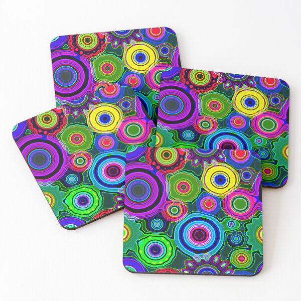 Item preview, Bright Neon Psychedelic Illuminous Light Pattern designed and sold by Prawny.