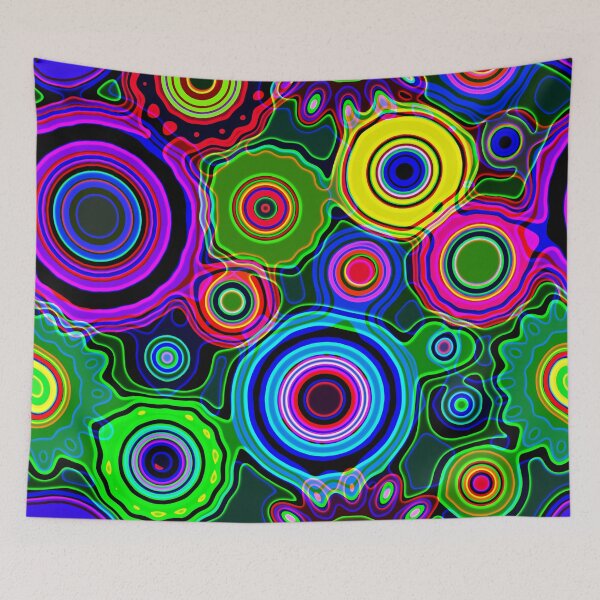 Item preview, Bright Neon Psychedelic Illuminous Light Pattern designed and sold by Prawny.