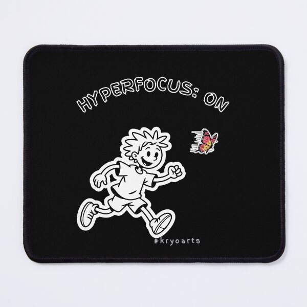 Item preview, Hyperfocus: Chasing The Color – ADHD Line Art designed and sold by kryoarts.