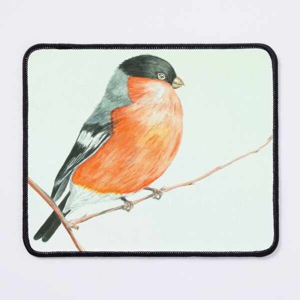 Item preview, bullfinch watercolor designed and sold by Nikafreihafen.