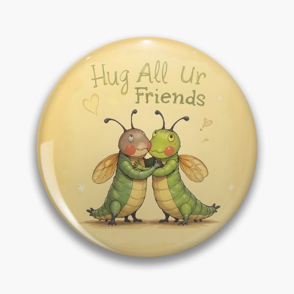 Item preview, Hug All Ur Friends - Cute Bugs Hugging Design designed and sold by WowDezign.