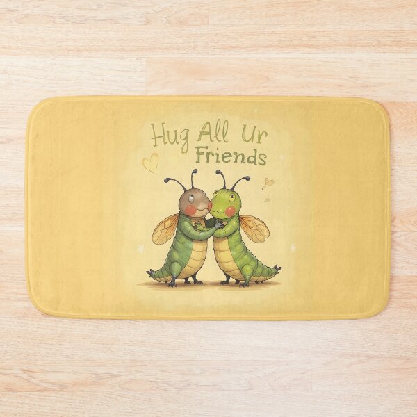 Item preview, Hug All Ur Friends - Cute Bugs Hugging Design designed and sold by WowDezign.