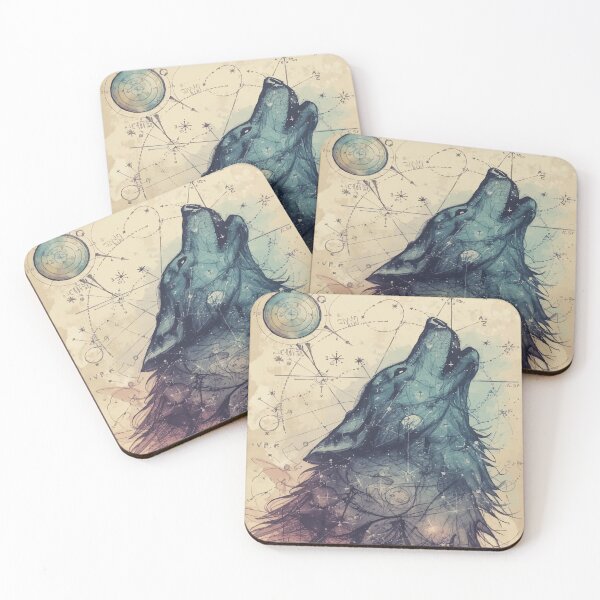 Item preview, Wolf Constellation A designed and sold by AbstractAnom.