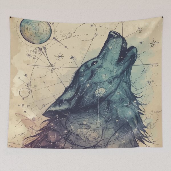 Item preview, Wolf Constellation A designed and sold by AbstractAnom.